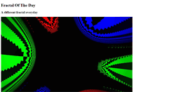 Desktop Screenshot of fractaloftheday.com